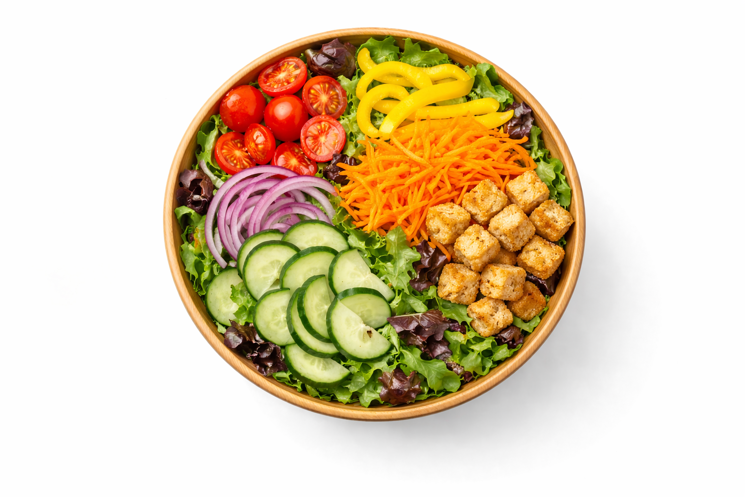 Market House Salad in a large serving bowl